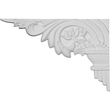 Ekena Millwork 10 5/8"W x 7"H x 5/8"D Telma Stair Bracket, Left SB10X07TE-L